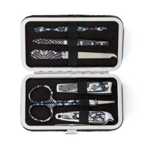 Saks Fifth Avenue Manicure Set - Snake Print: 7 Pc